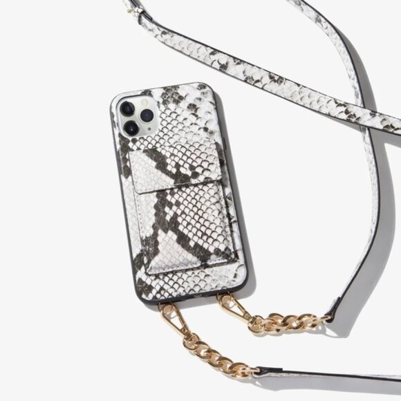 NWT Sonix Gray Python Wallet 11 Pro Phone Case - Picture 1 of 12